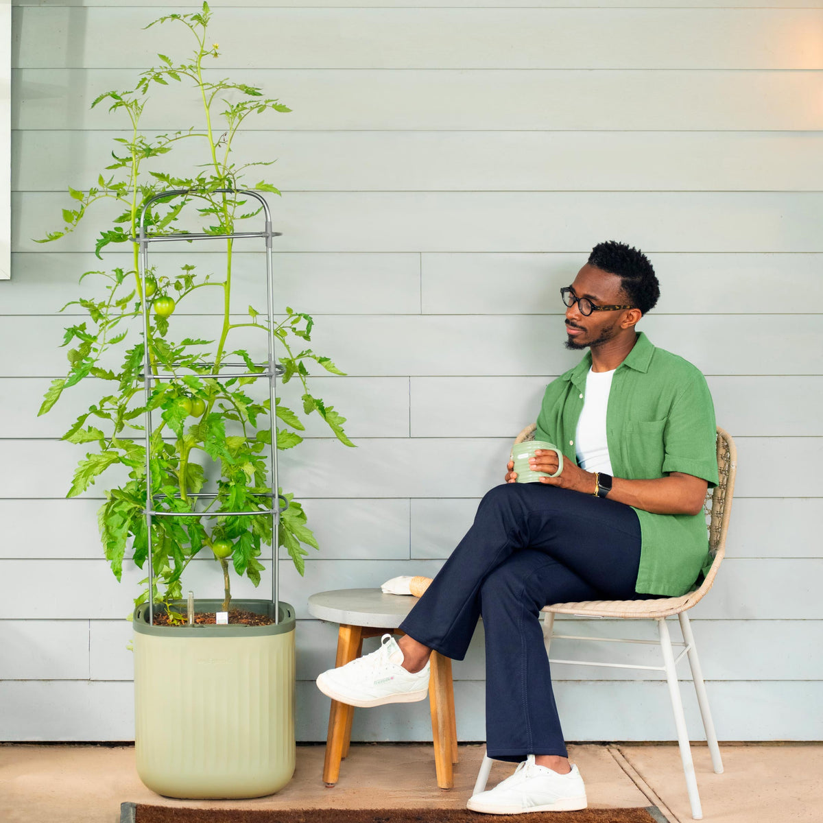 EZ Self-Watering Tomato Planter with Trellis Gen 1