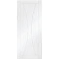 Verona Internal White Primed Door with Clear Glass
