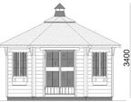 Arctic Finland House | 9m² (97 sq.ft.) Victoria Garden House For 15 Persons