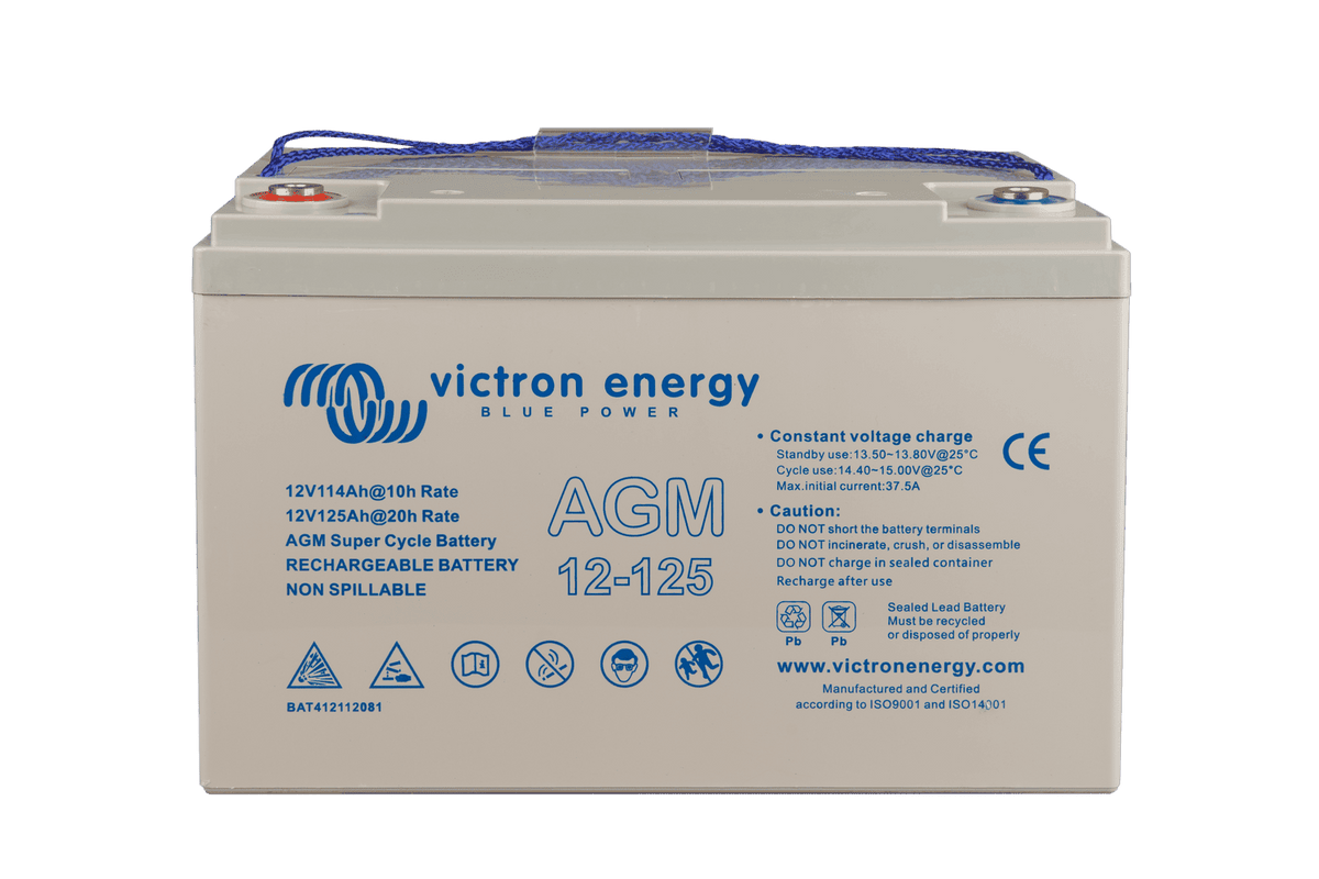 Victron 12V 125Ah AGM Super Cycle Deep Cycle Battery