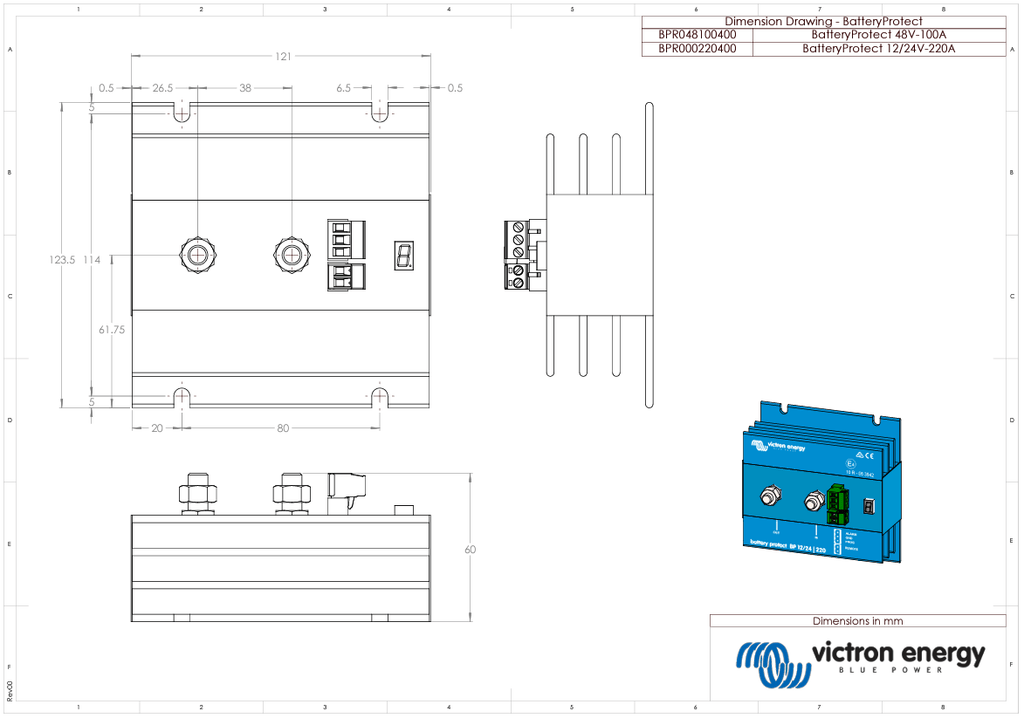 Victron 12/24V 220A BatteryProtect Low Voltage Disconnect