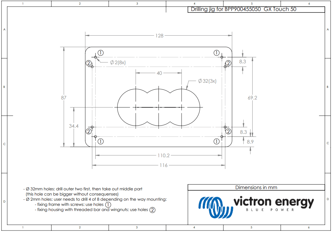 Victron GX Touch 50 - 5" Display