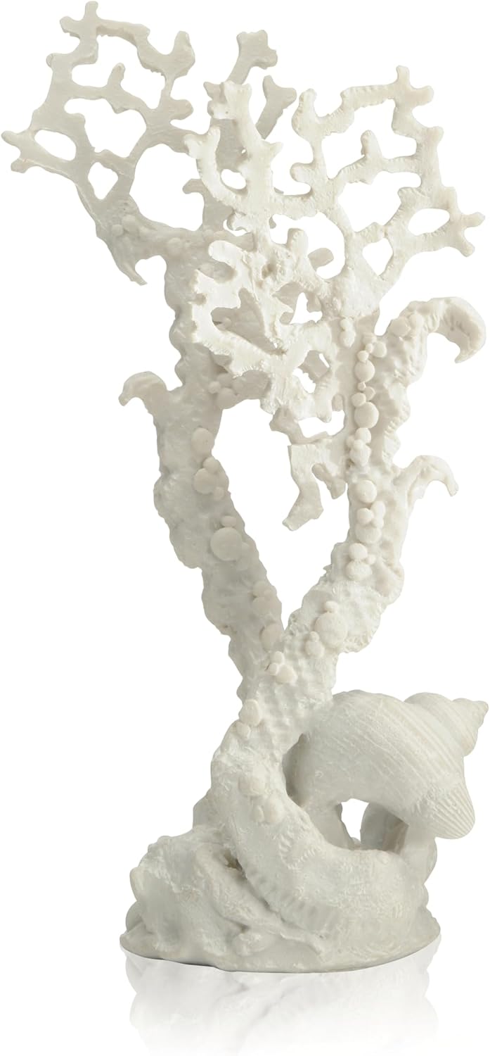 biOrb Fan Coral Ornament White Medium