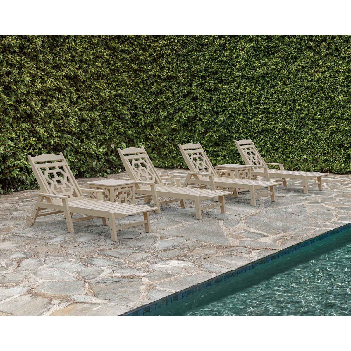 Chinoiserie 6-Piece Chaise Set
