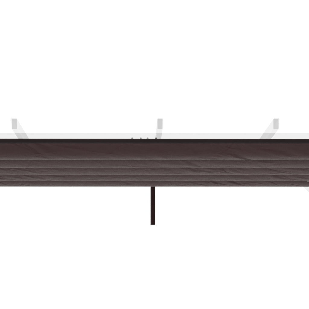 Retractable Replacement Pergola Canopy for 10' x 10' Pergola, Coffee