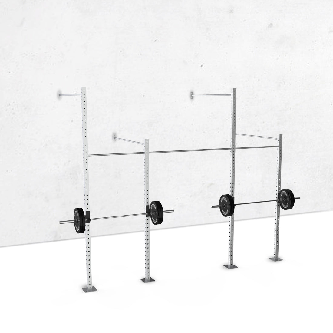 Galvanized Wall-Mounted Expandable RMU 12' Height Pull-Up Rig