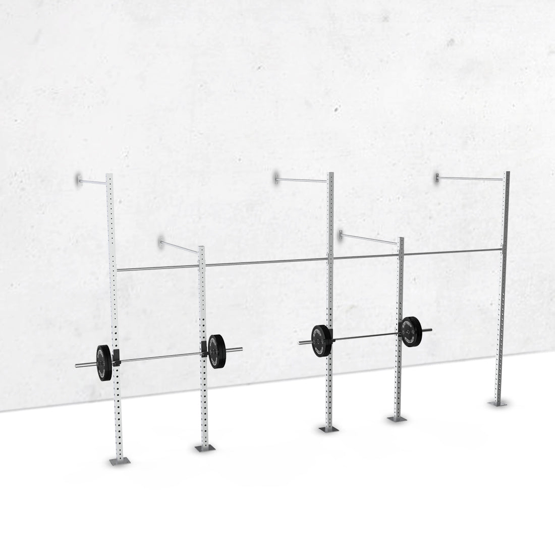 Galvanized Wall-Mounted Expandable RMU 12' Height Pull-Up Rig