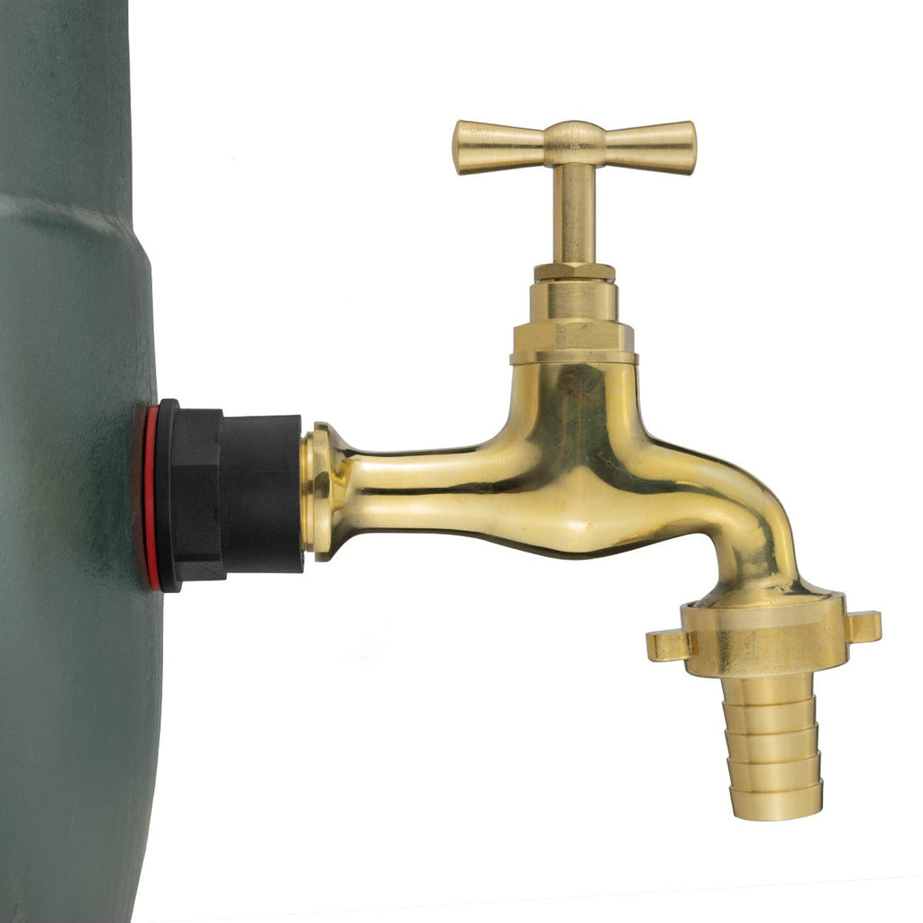 Water Butts Kit 1/2" With Polish Brass Tap 15mm Outlet