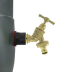 Water Butts Kit 3/4" with Brass Bib Tap & Snap On and Drill Bit