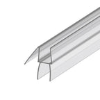 SEGUE 36" Co-Extruding Bottom Wipe with Drip Rail 3/8" Glass - SEG-36BWDR38-CL