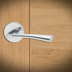 Weser PCP Lever / Round Rose Fire Door Pack - 65mm