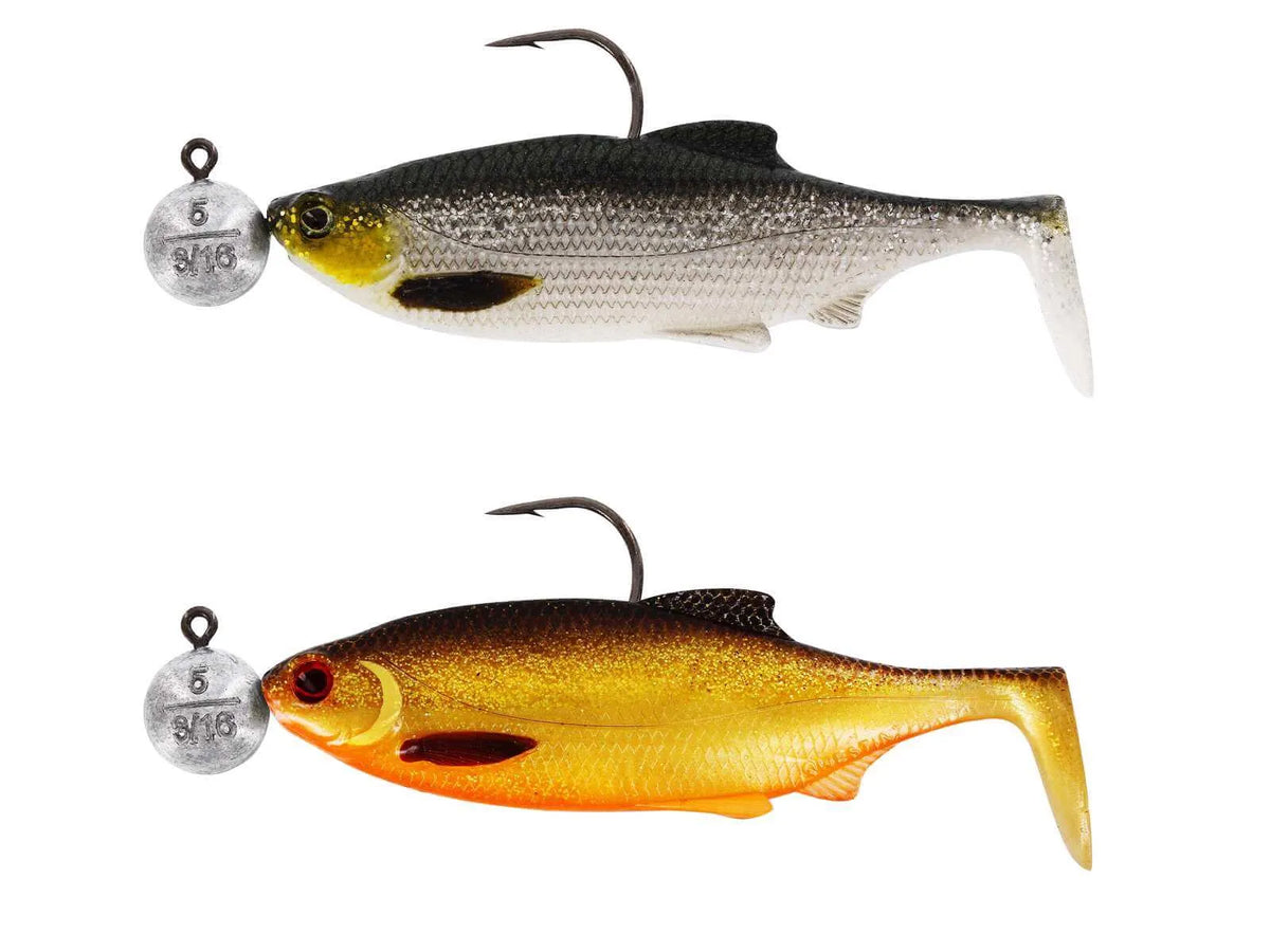 Westin Ricky The Roach Rigged & Ready 10cm/4" 10g Dark water mix pack of 2