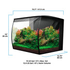 Fluval Flex 2.0 57L Black Aquarium and Cabinet