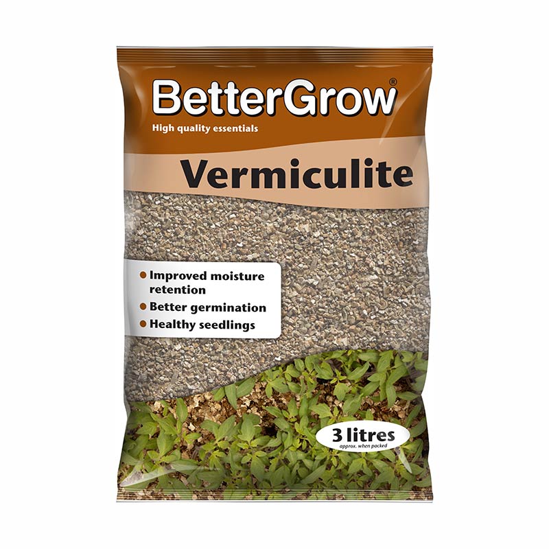 Growth Techonlogy BetterGrow Vermiculite – 3L or 8L for Seeds & Moisture
