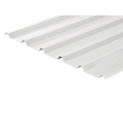 Cladco 32/1000 Box Profile Polyester Paint Coated 0.5mm Metal Roof Sheet (White) - All Sizes