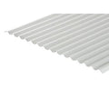 Cladco Corrugated 13/3 Profile PVC Plastisol Coated 0.7mm Metal Roof Sheet (White) - All Sizes
