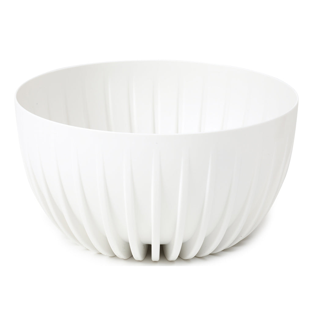 Mira Bowl Pot, Insert and Hole With Plug 240mm White