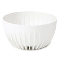 Mira Bowl Pot, Insert and Hole With Plug 240mm White