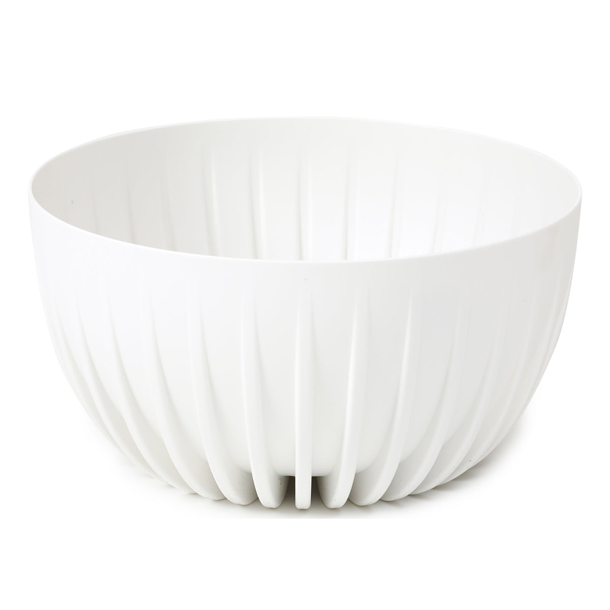 Mira Bowl Pot, Insert and Hole With Plug 240mm White