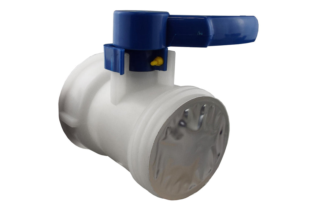 IBC 2” S60X6 Valve with IBC S60X6 – 1.5” Camlock Fitting and 1.5” Type D Camlock