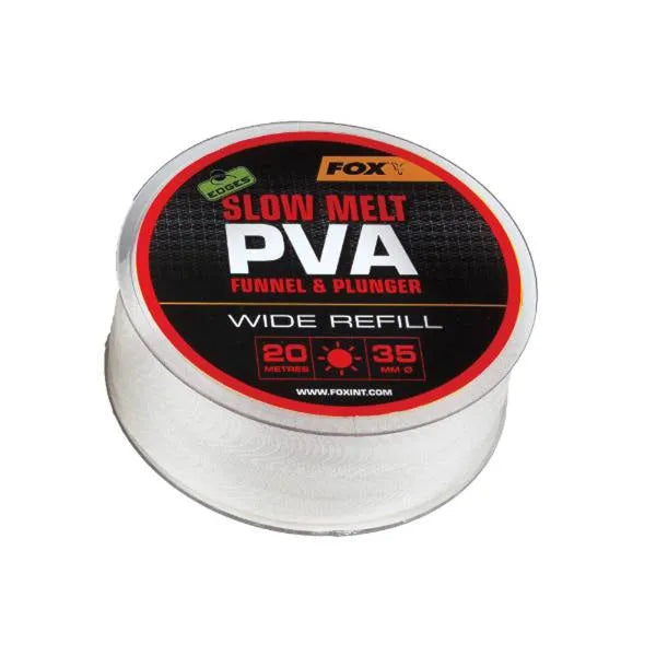 FOX EDGES SLOW MELT PVA FUNNEL & PLUNGER WIDE REFILL 20m 35mm