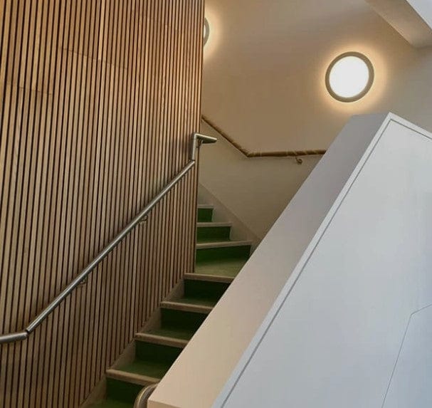 Wooden Slat Acoustic Wall Panel 2400mm x 600mm x 21mm - All Colours