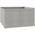 10' x 13' Universal Gazebo Sidewall Set (4 Panels) with Hooks, Light Grey