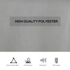 10' x 13' Universal Gazebo Sidewall Set (4 Panels) with Hooks, Light Grey
