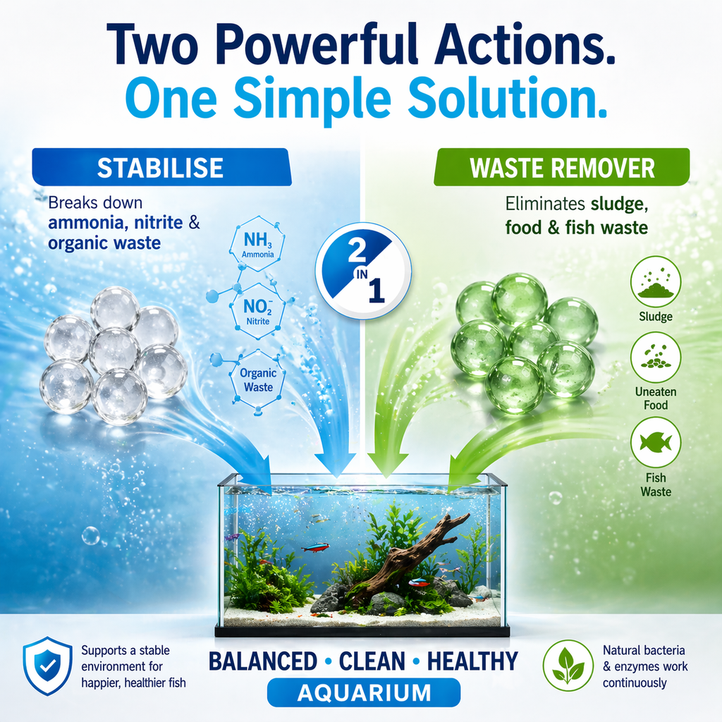 Evolution Aqua PURE Bio Balls - Water Treatment for Clear Water & Waste Removal
