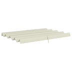UV30+ Retractable Canopy for 9.8' x 7.1' Pergola, Cream White