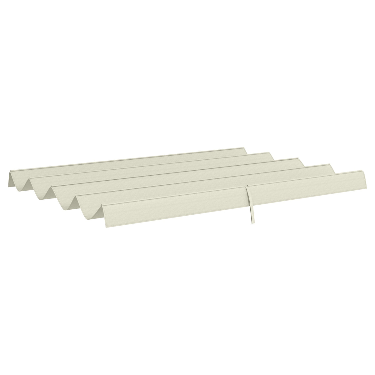 UV30+ Retractable Canopy for 9.8' x 7.1' Pergola, Cream White
