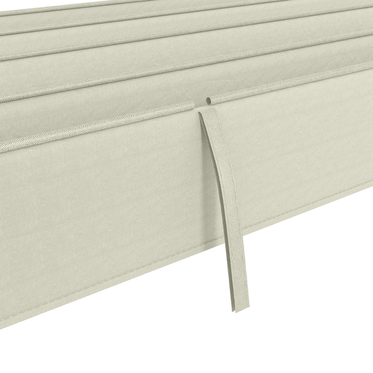 UV30+ Retractable Canopy for 9.8' x 7.1' Pergola, Cream White