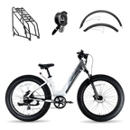 XPeak Step-Thru 1.0 + FREE Rear Rack, Fenders, Elite Headlight ($227 Value)
