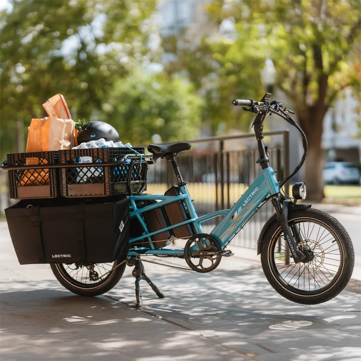 XPedition2 Raindrop Blue Long-Range Dual-Battery + FREE Running Boards, Cushions, Elite Headlight, Suspension Seat Post, Orbitor, Fast Charger ($694 Value)