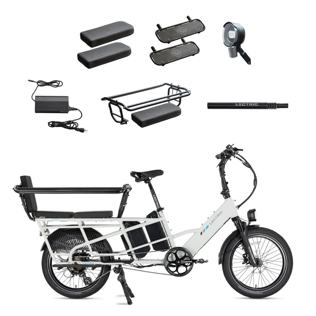 XPedition2 Stratus White Long-Range Dual-Battery - World Car-Free Bundle