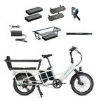 XPedition2 Stratus White Long-Range Dual-Battery - World Car-Free Bundle