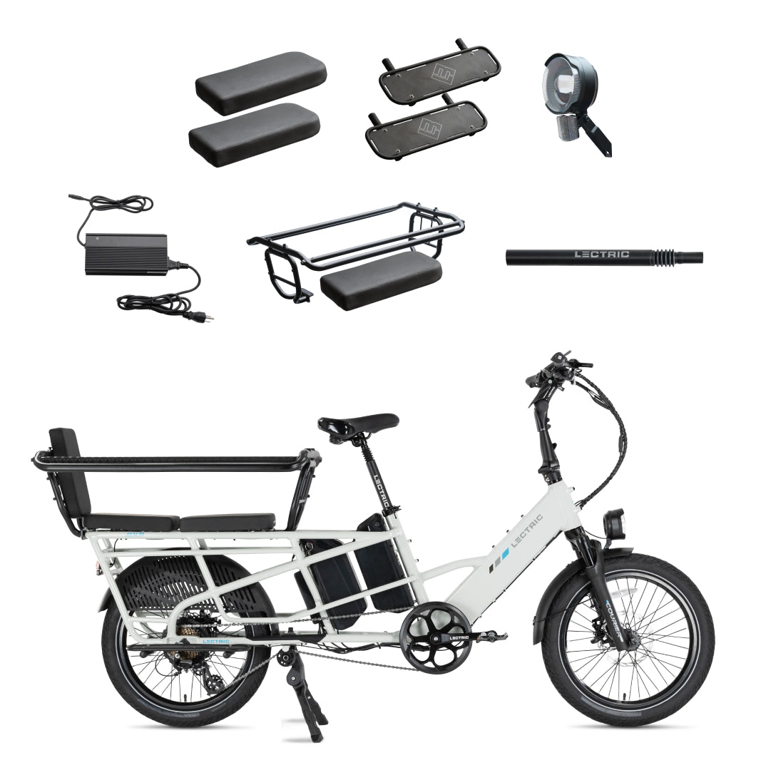 XPedition2 Stratus White Long-Range Dual-Battery - World Car-Free Bundle