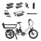 XPedition2 Stratus White Long-Range Dual-Battery - World Car-Free Bundle