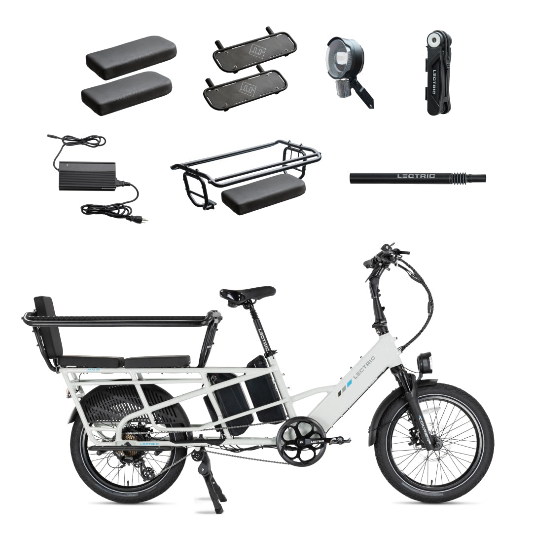 XPedition2 Stratus White Long-Range Dual-Battery - World Car-Free Bundle