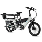 XPedition2 Stratus White Long-Range Dual-Battery + FREE Running Boards, Cushions, Elite Headlight, Suspension Seat Post, Orbitor, Fast Charger ($694 Value)