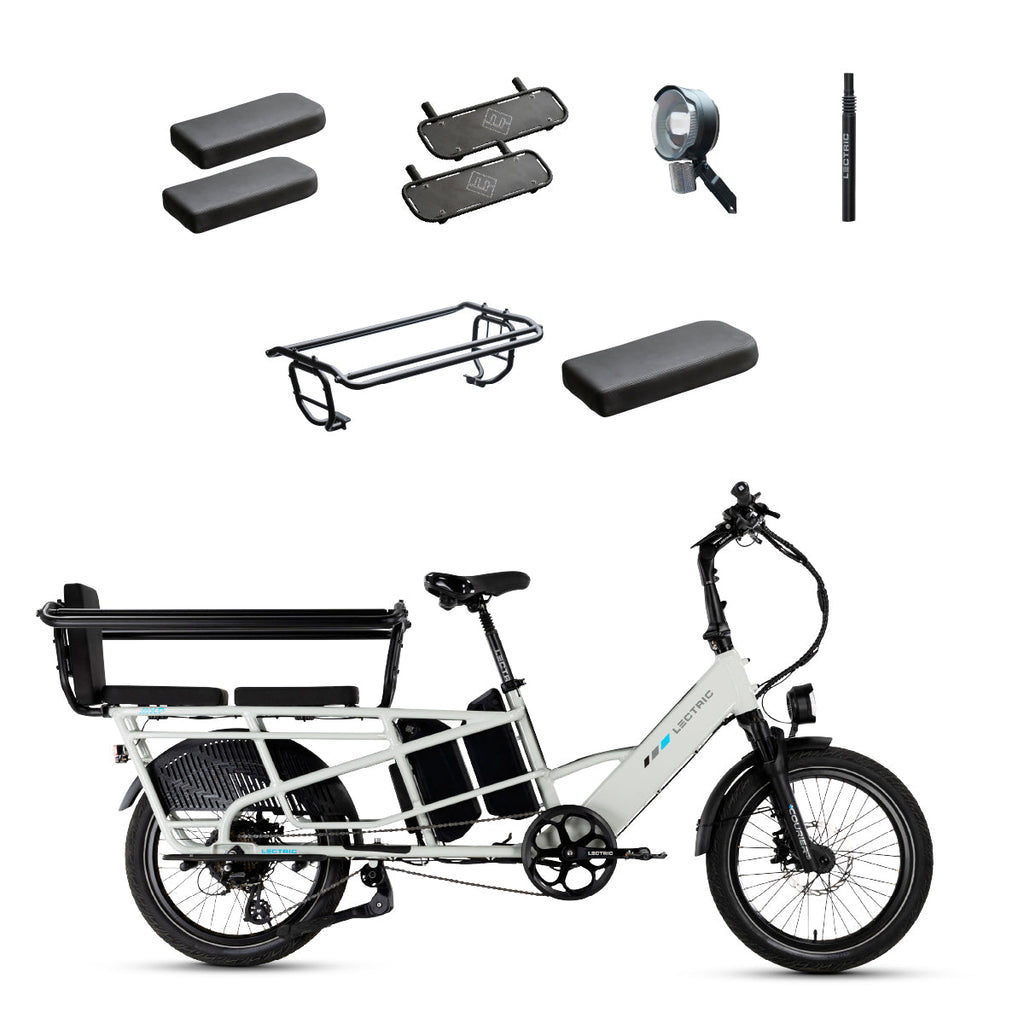 XPedition2 Stratus White Dual-Battery + FREE Running Boards, Cushions, Elite Headlight, Suspension Seat Post, Orbitor ($545 Value)