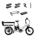 XPedition2 Stratus White Dual-Battery + FREE Running Boards, Cushions, Elite Headlight, Suspension Seat Post, Orbitor ($545 Value)