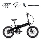 XP Lite2 JW Black Long-Range + FREE Rear Rack, Fenders, Elite Headlight, Suspension Seat Post ($346 Value)