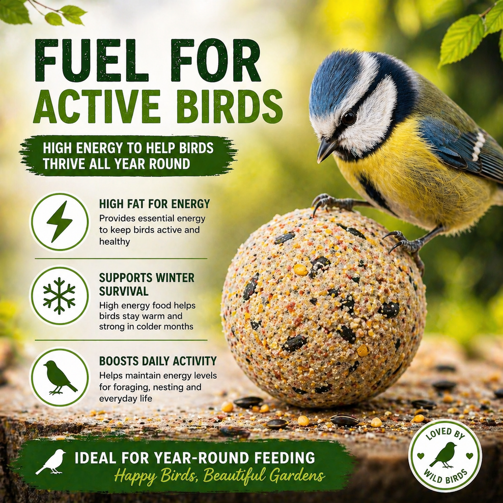 Bucktons 150 Wild Bird Energy Balls 13.5kg