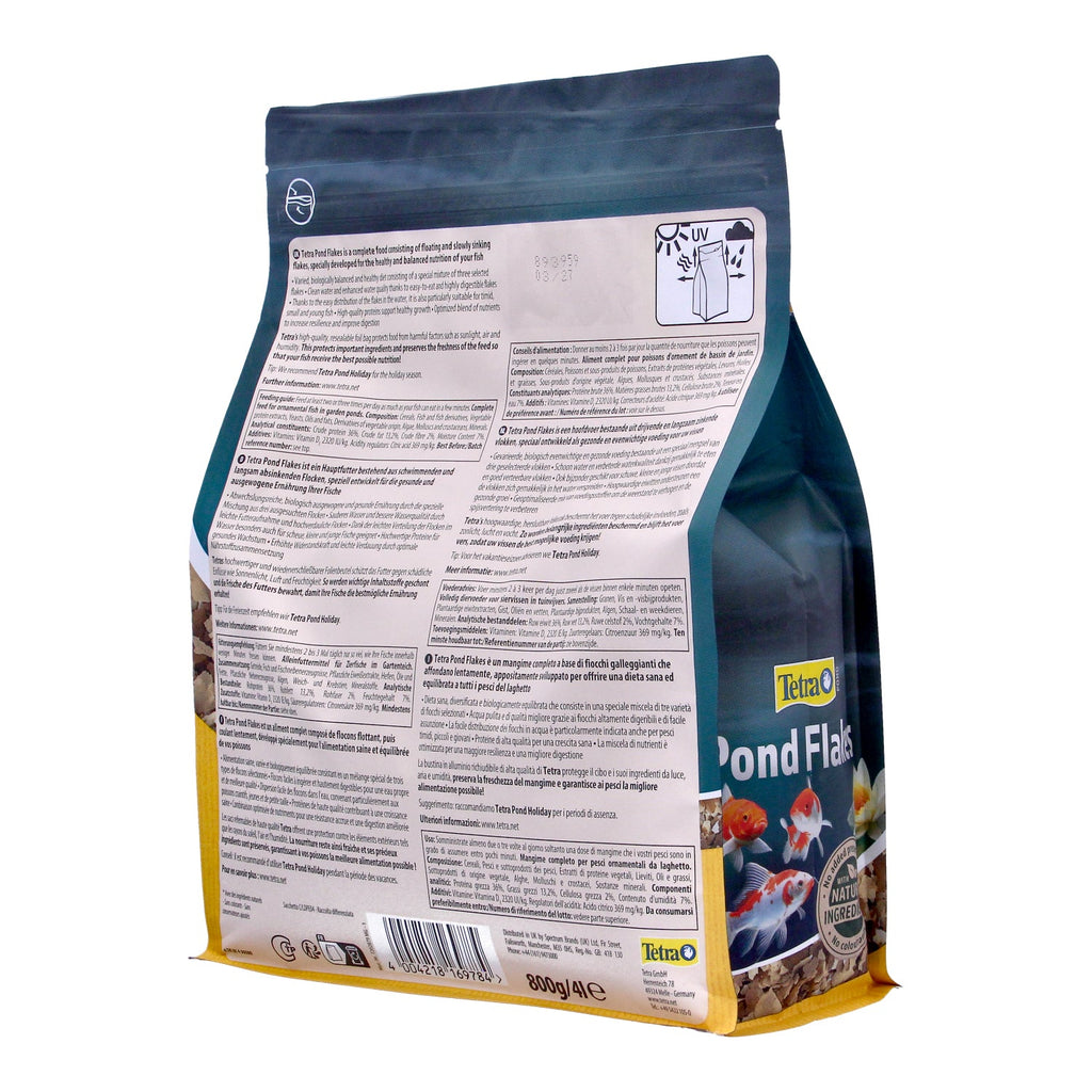 Tetra Pond Flake Food 800g - Complete Fish Nutrition