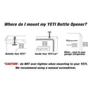 YETI® Wall Mount Bottle Opener