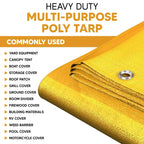Yellow Poly Tarp 10' x 12'