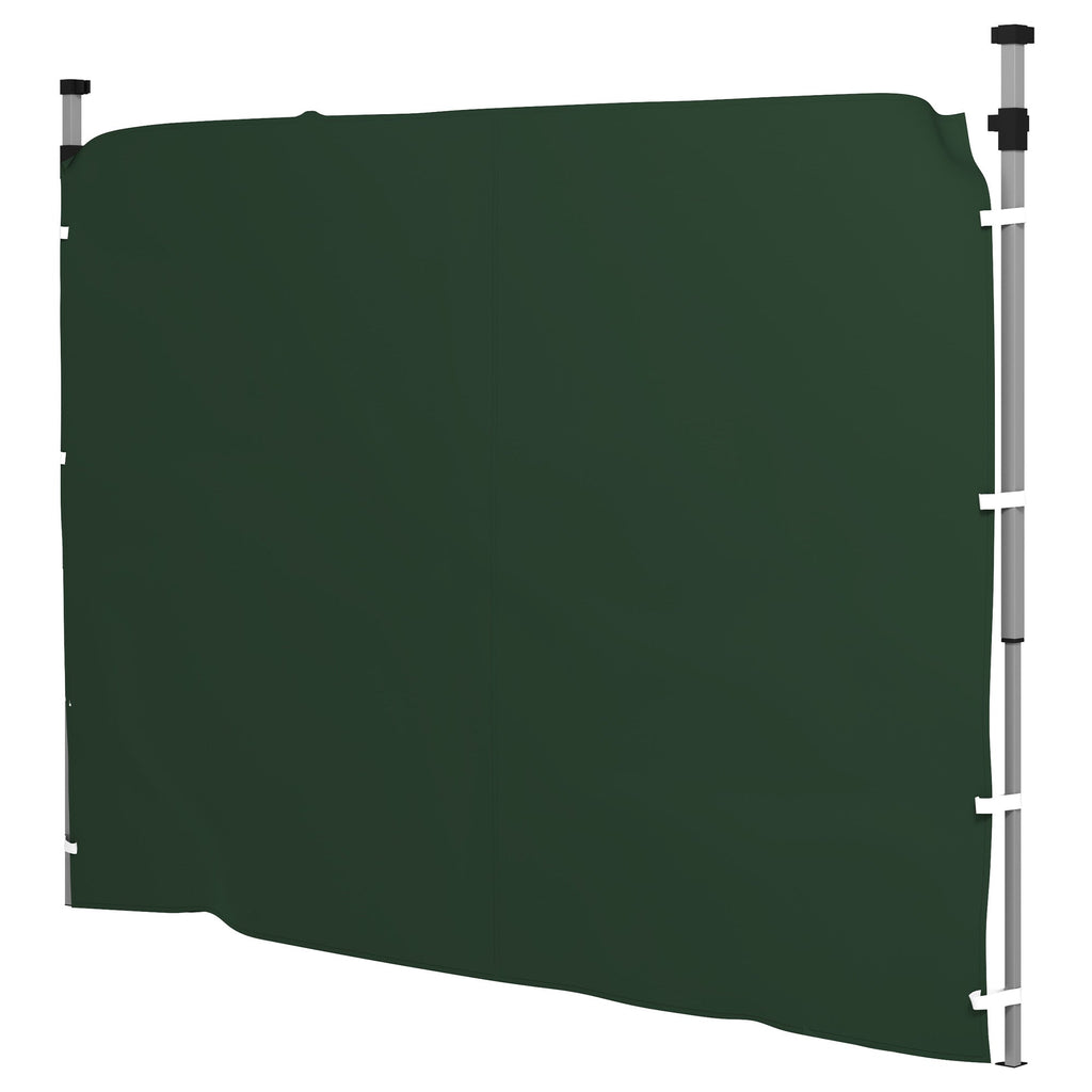 Canopy Sidewall Panel for 3 x 3m Straight Leg Pop Up Gazebos, 1 Pack Sidewall Only, Green