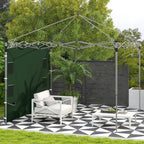 Canopy Sidewall Panel for 3 x 3m Straight Leg Pop Up Gazebos, 1 Pack Sidewall Only, Green