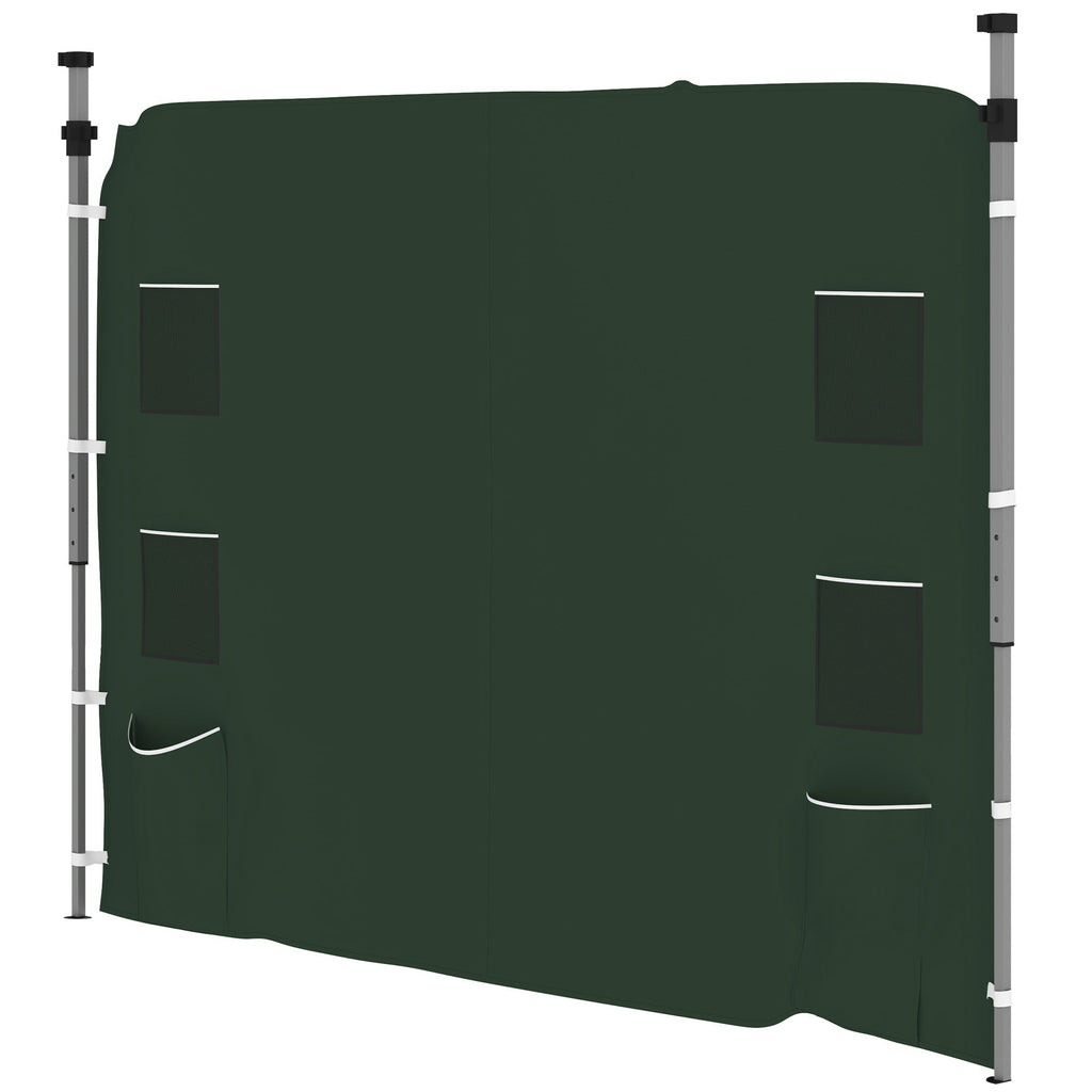 Canopy Sidewall Panel for 3 x 3m Straight Leg Pop Up Gazebos, 1 Pack Sidewall Only, Green